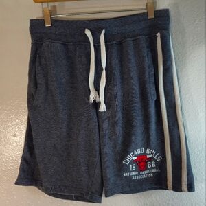 NBA Chicago Bulls Basketball Embroidered Sweat Shorts